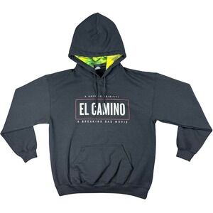 El Camino Breaking Bad Movie Netflix Men's M Black Pullover Hoodie Sweatshirt‎